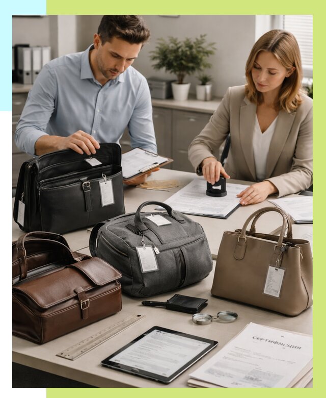 Сертификация сумок в Коврове от 7674 руб. | Алешин-Квр