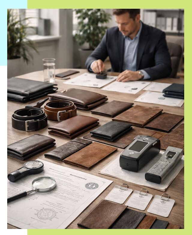 Сертификация кожаных изделий в Коврове от 12278 р. | Алешин-Квр