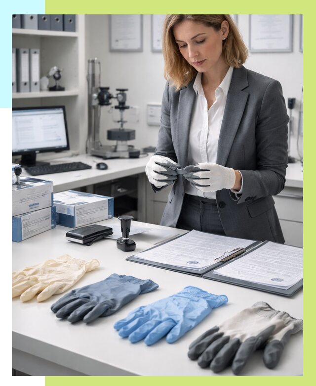 Сертификация перчаток в Коврове от 8697 р. | Алешин-Квр