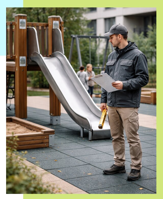 Сертификация детских площадок в Коврове от 25580 р. | Алешин-Квр