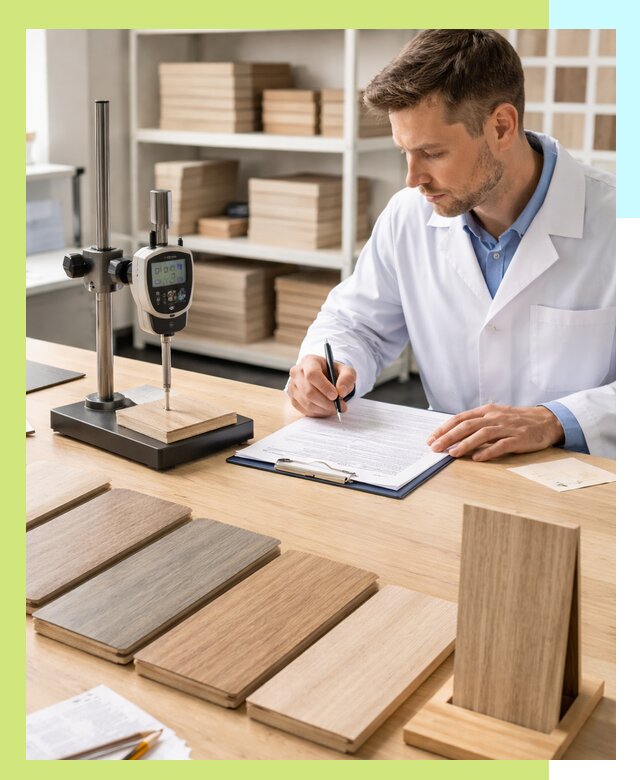 Сертификация ламината с испытаниями и оформлением документов в Коврове