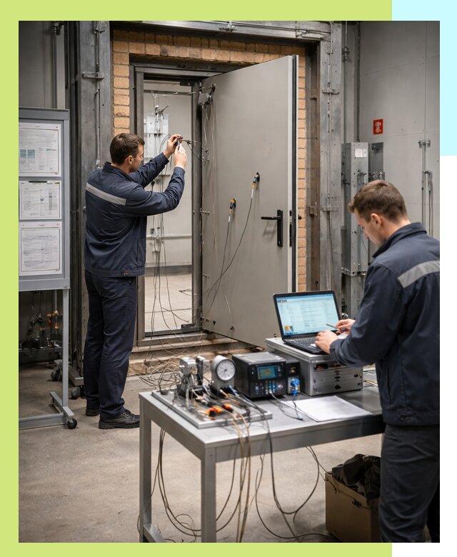 Сертификация противопожарных дверей в Коврове по ГОСТ и ТР