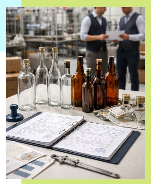 Сертификация стеклянных бутылок в Коврове от 25580 р. | Алешин-Квр