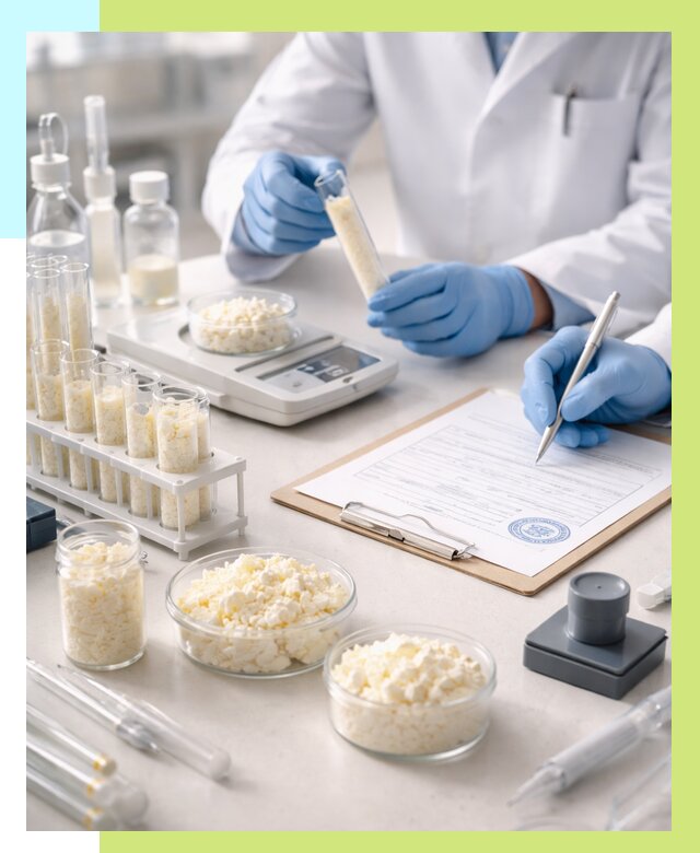 Сертификация творога в Коврове от 12278 р. под ключ | Алешин-Квр