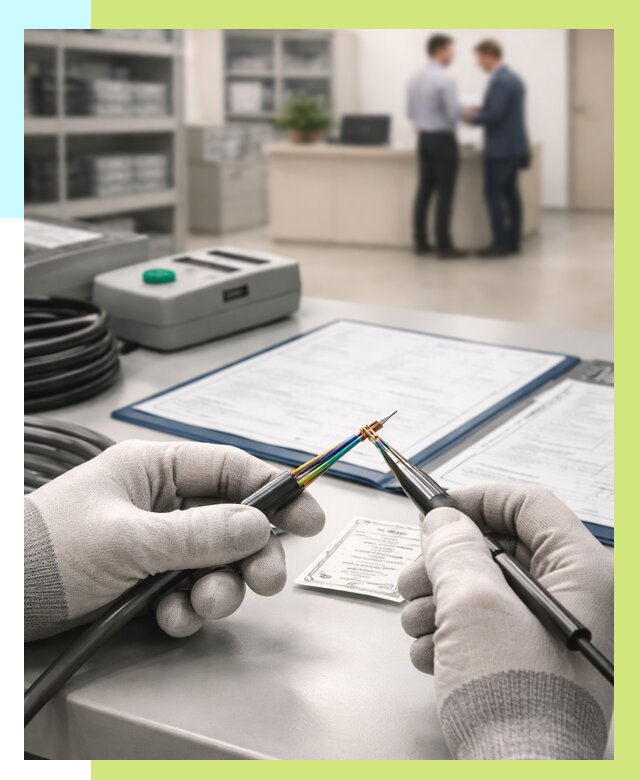 Сертификация провода в Коврове от 18418 р. в Алешин-Квр