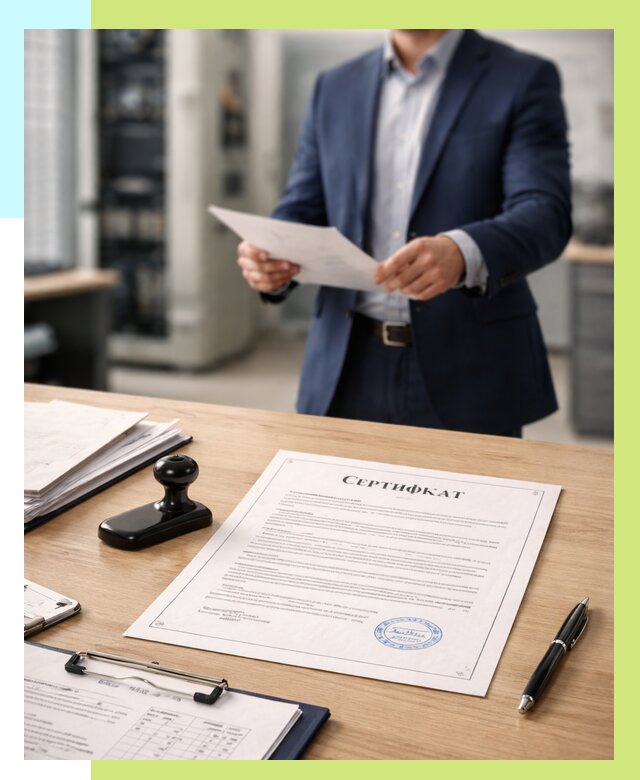 Сертификат на оборудование в Коврове от 15348 р. | Алешин-Квр