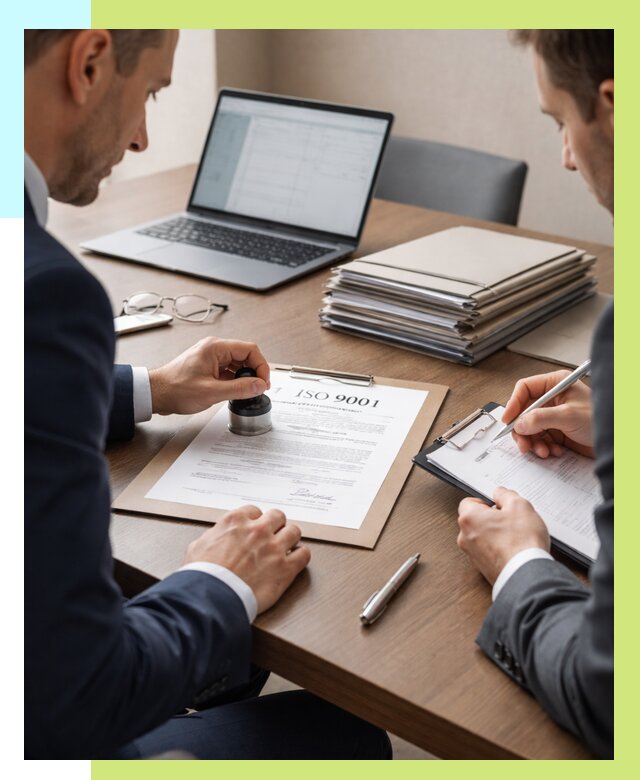 Сертификат ISO 9001 в Коврове купить от 81856 р. | Алешин-Квр