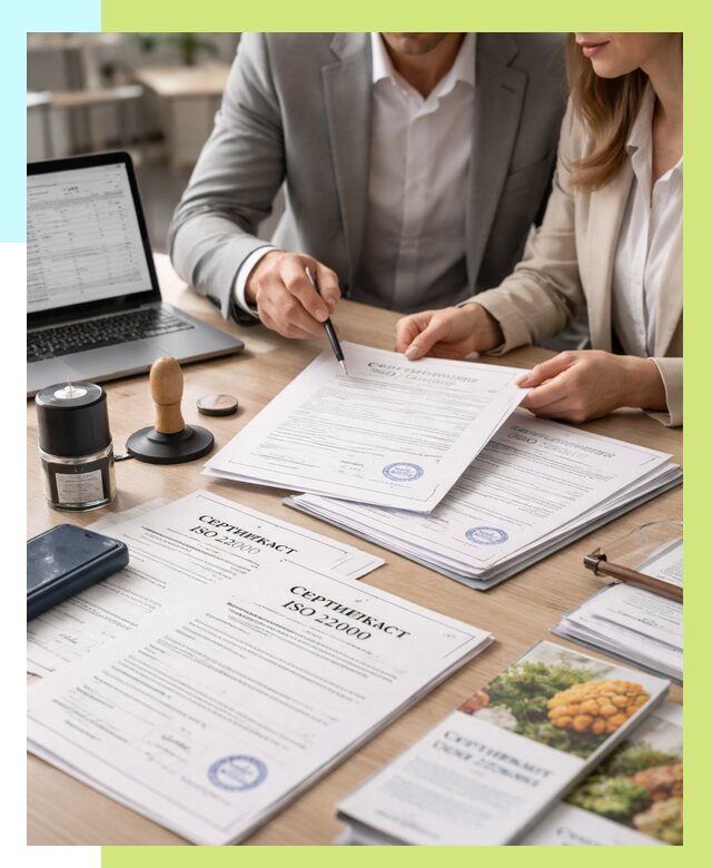Сертификат ISO 22000 в Коврове от 40928 р. под ключ | Алешин-Квр