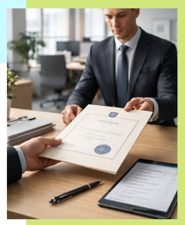 Сертификат ISO 30301 в Коврове от 35812 р. | Алешин-Квр - под ключ