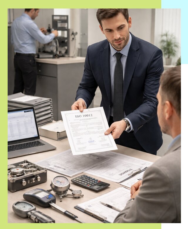 Выдача сертификата ISO 10012 по требованиям метрологии в Коврове