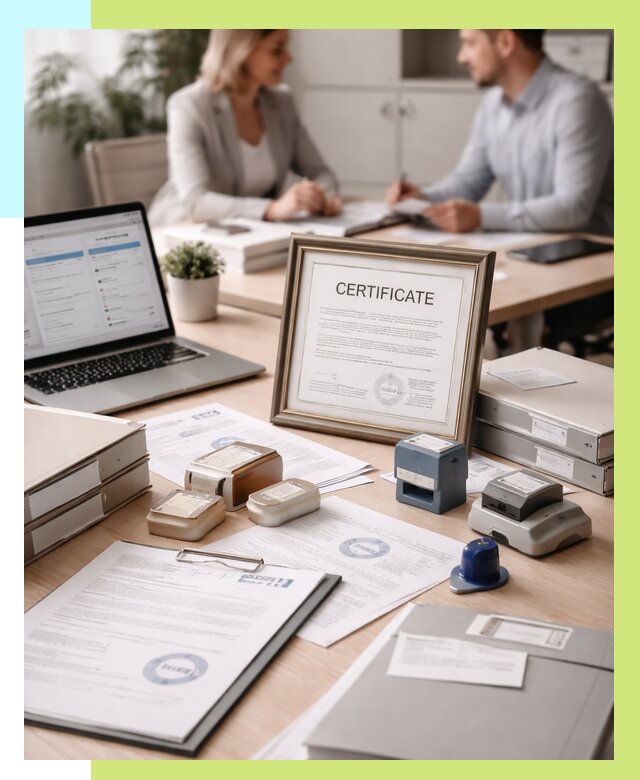 Сертификация компании в Коврове от 46044 р. | Алешин-Квр — заказ